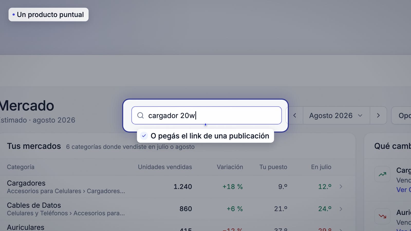 Buscador por título o link de una publicación